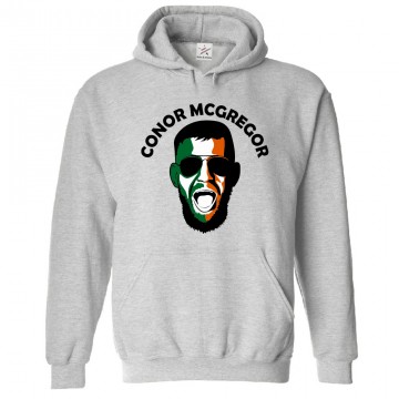 Irish Conor Mixed Martial Artist MMA McGregor Fan Printed Hoodie